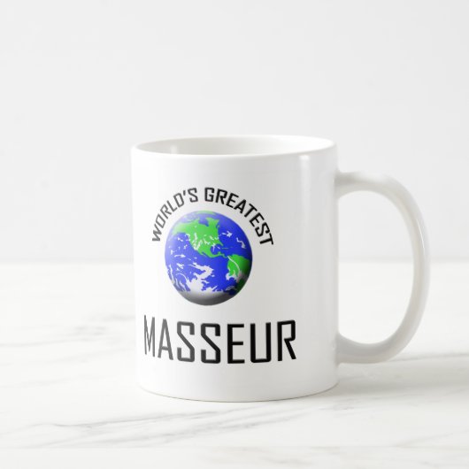 Der bestste Masseur der Welt Kaffeetasse (Rechts)