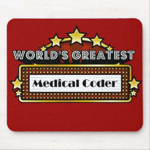 Der bestste medizinische Kodierer der Welt Mousepad