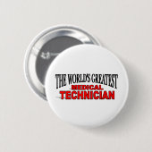 Der bestste medizinische Techniker der Welt Button (Vorne & Hinten)