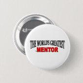 Der bestste Mentor der Welt Button (Vorne & Hinten)