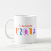 Der bestste Onkel der Retro Welt Kaffeetasse (Links)
