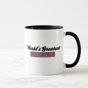 Der bestste Onkel der Welt (Burgunder) Tasse
