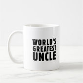 Der bestste Onkel der Welt Kaffeetasse (Links)