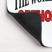 Der bestste Orthodontist der Welt Mousepad (Ecke)