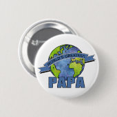 Der bestste Papa der Welt Button (Vorne & Hinten)