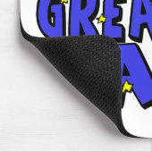 Der bestste Papa der Welt Mousepad (Ecke)