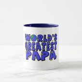 Der bestste Papa der Welt Tasse (Zentrum)