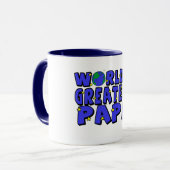 Der bestste Papa der Welt Tasse (Vorderseite Links)