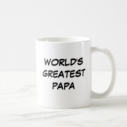 Der bestste Papa-" Tasse "der Welt (Rechts)