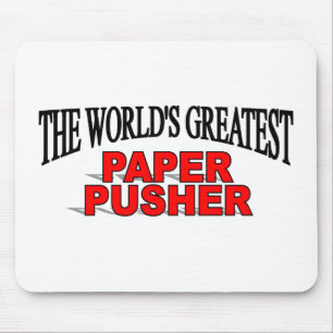 Der bestste Papierschieber der Welt Mousepad