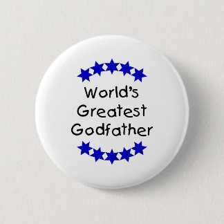 Der bestste Pate der Welt (DK. blaue Sterne) Button