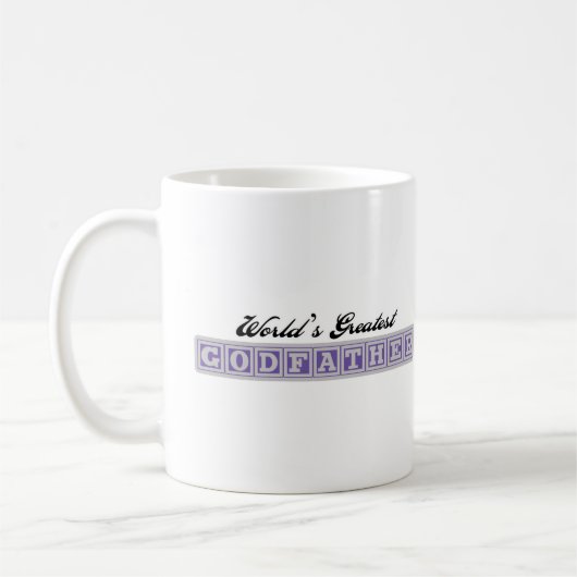 Der bestste Pate der Welt Kaffeetasse (Links)