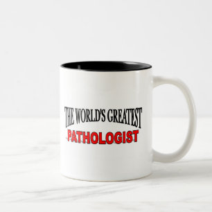 Der bestste Pathologe der Welt Zweifarbige Tasse