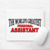 Der bestste persönliche Assistent der Welt Mousepad (Mit Mouse)