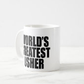 Der bestste Pförtner der Welt Kaffeetasse (Vorderseite Links)