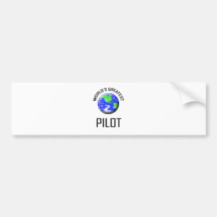 Der bestste Pilot der Welt Autoaufkleber
