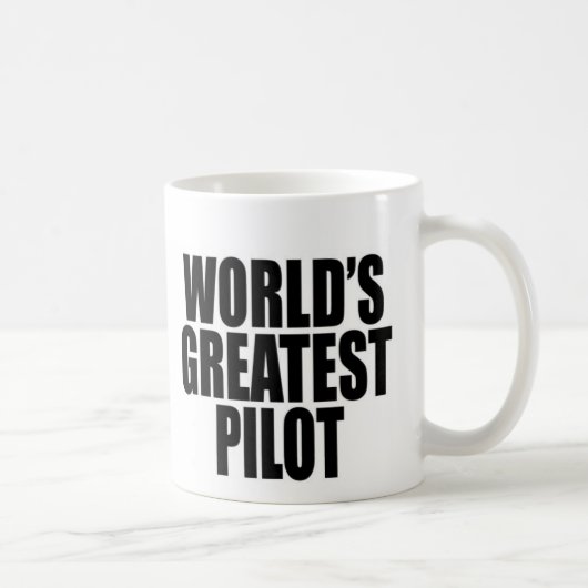 Der bestste Pilot der Welt Kaffeetasse (Rechts)