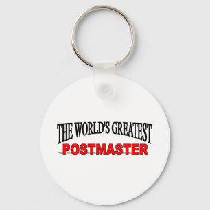 Der bestste Postmeister der Welt Schlüsselanhänger