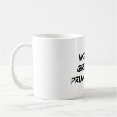 "Der bestste Prima Donna der Welt" Tasse (Links)