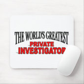 Der bestste private Forscher der Welt Mousepad (Mit Mouse)