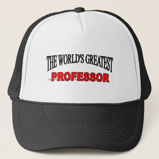 Der bestste Professor der Welt Truckerkappe (Vorderseite)