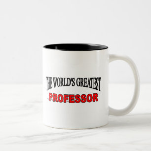 Der bestste Professor der Welt Zweifarbige Tasse