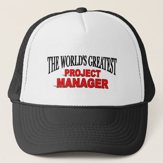 Der bestste Projektleiter der Welt Truckerkappe (Vorderseite)