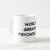 Der bestste Psychologe-" Tasse "der Welt (Vorderseite Links)