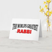 Der bestste Rabbiner der Welt Karte (Gelbe Blume)