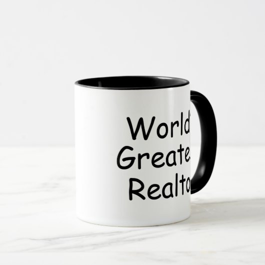 Der bestste Realtor der Welt Tasse (VorderseiteRechts)