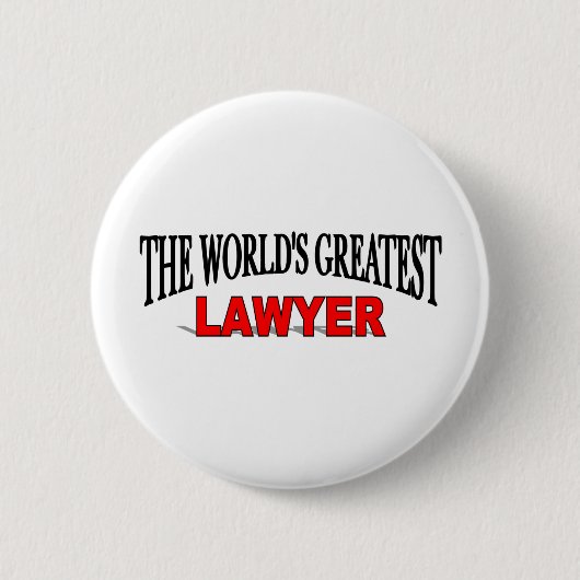 Der bestste Rechtsanwalt der Welt Button (Vorderseite)
