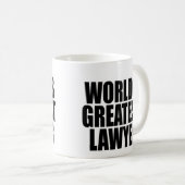 Der bestste Rechtsanwalt der Welt Kaffeetasse (VorderseiteRechts)