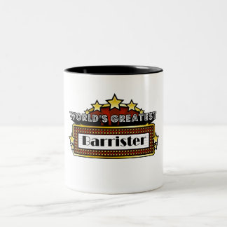 Der bestste Rechtsanwalt der Welt Zweifarbige Tasse