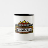 Der bestste Rechtsassistent der Welt Zweifarbige Tasse (Mittel)