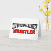 Der bestste Ringkämpfer der Welt Karte (Gelbe Blume)