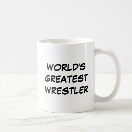 Der bestste Ringkämpfer-" Tasse "der Welt (Rechts)