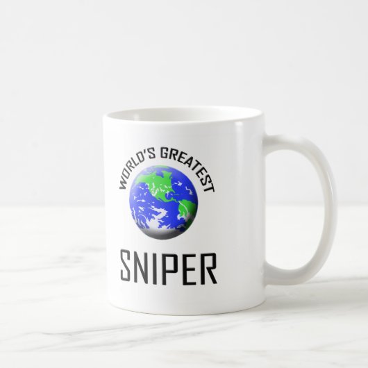 Der bestste Scharfschütze der Welt Kaffeetasse (Rechts)