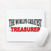Der bestste Schatzmeister der Welt Mousepad (Mit Mouse)