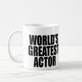 Der bestste Schauspieler der Welt Kaffeetasse (Links)