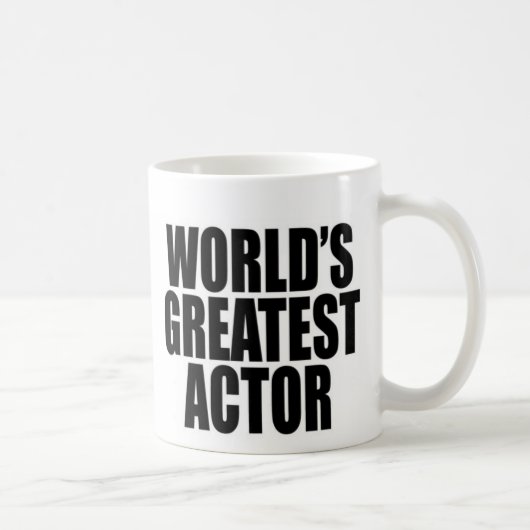 Der bestste Schauspieler der Welt Kaffeetasse (Rechts)
