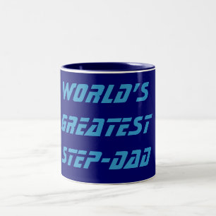 Der bestste Schritt-Vater der Welt Zweifarbige Tasse