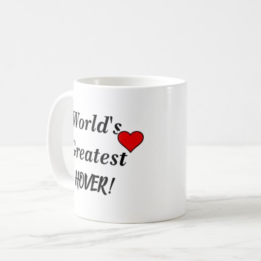 Der bestste SCHWEBEFLUG der Welt! Tasse (Vorderseite Links)