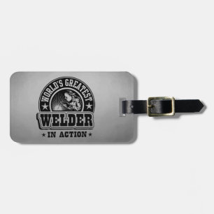 Der bestste Schweißer der Welt in der Aktion Gepäckanhänger