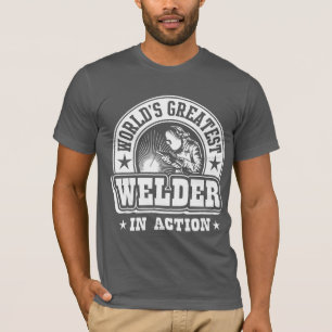 Der bestste Schweißer der Welt in der Aktion T-Shirt