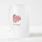 Der bestste Schwiegersohn der Welt Mattglas Bierglas (Vorderseite Links)