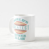 Der Bestste Schwiegervater der Welt Kaffeetasse (Vorderseite Links)