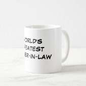 Der bestste Schwiegervater-" Tasse "der Welt (VorderseiteRechts)
