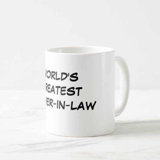 Der bestste Schwiegervater-" Tasse "der Welt (VorderseiteRechts)