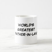 Der bestste Schwiegervater-" Tasse "der Welt (Mittel)
