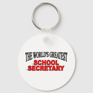 Der bestste Sekretär der Welt Schul Schlüsselanhänger